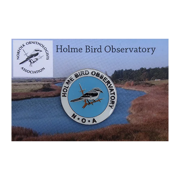 NOA / Holme Bird Observatory pin badge